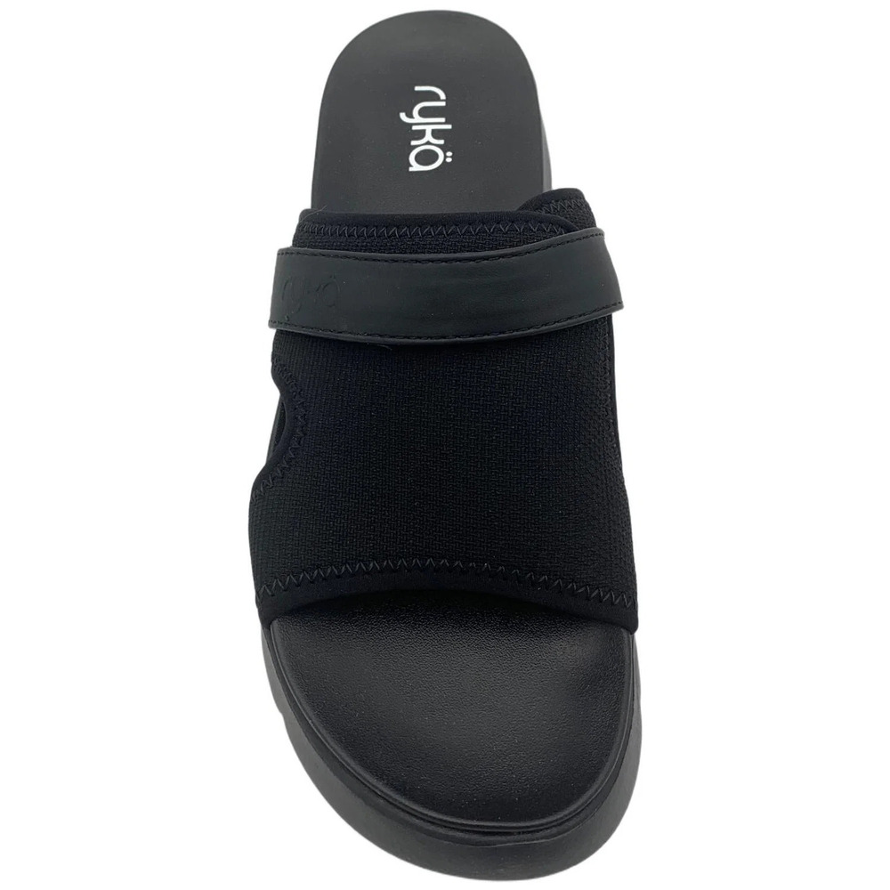Ryka Women's Adjustable Sport Slide Sandals Black - Medium - Picture 2 of 3